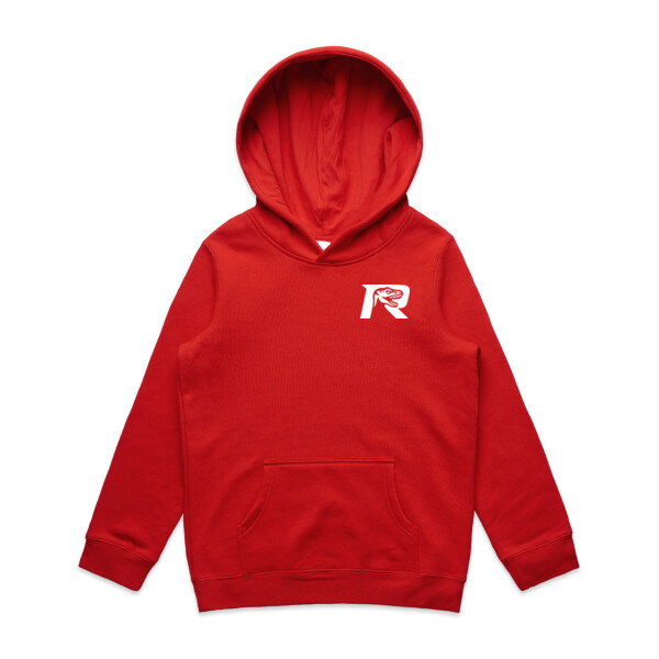 Kids – Pullover Hoodie – Red or Navy Thumbnail
